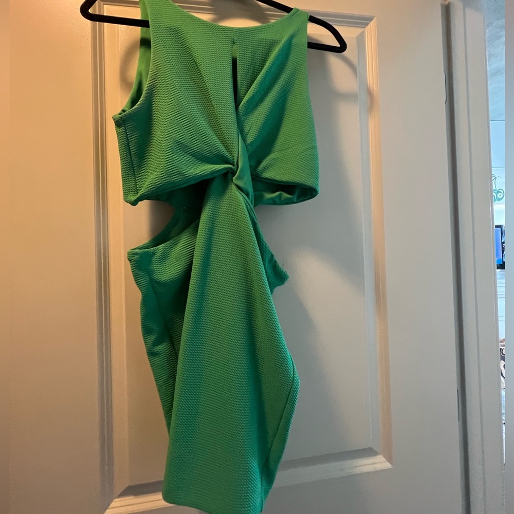 Twist mini dress